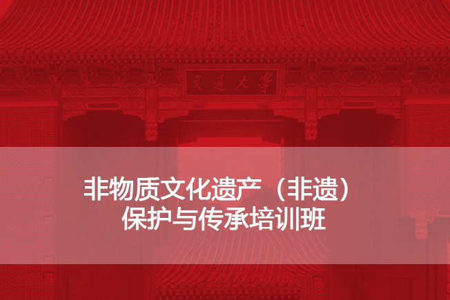 南京大学非物质文化遗产（非遗）保护与传承培训班